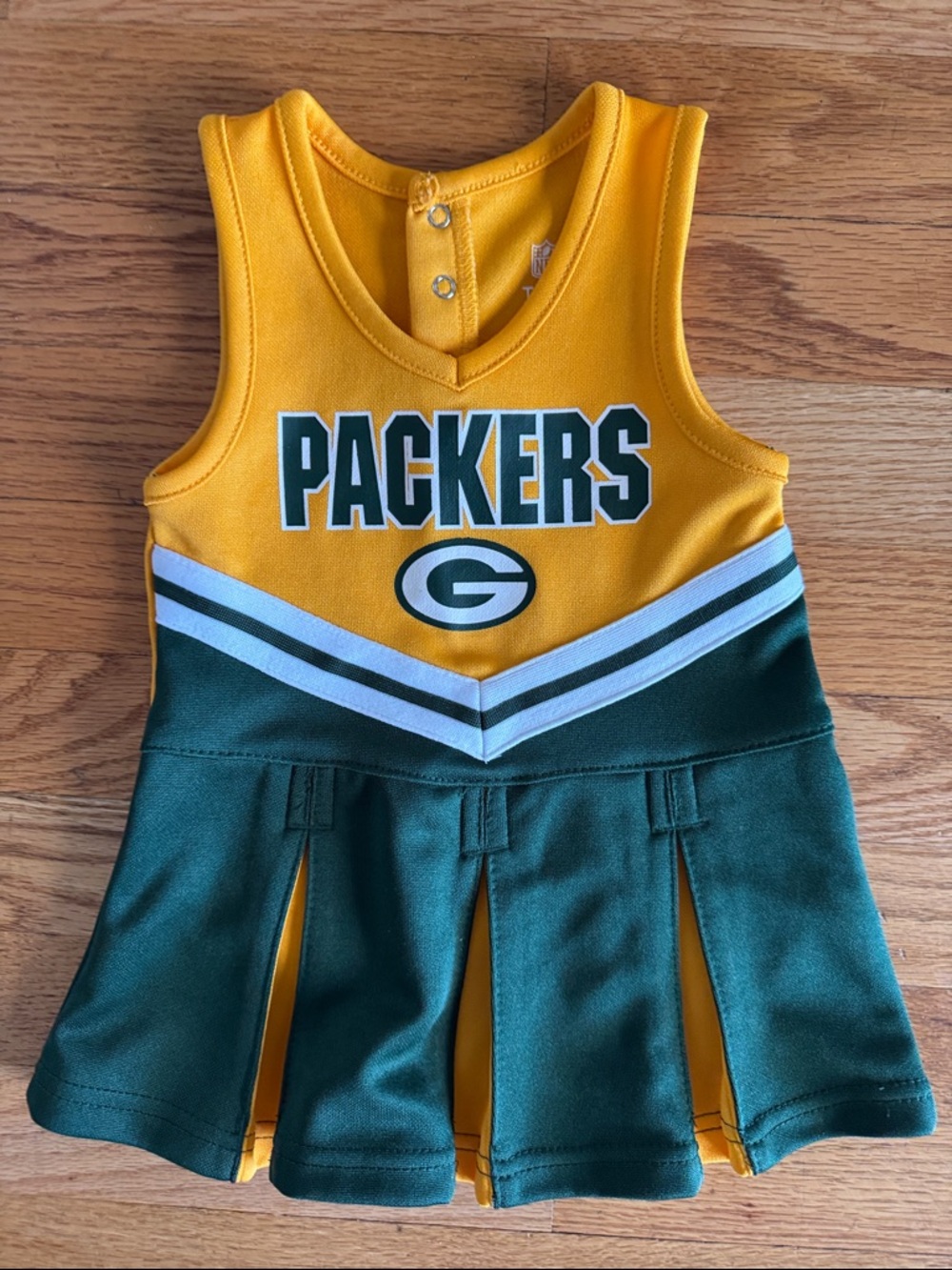 Packers NFL Cheerleading Dress Team Apparel Infant 12 months